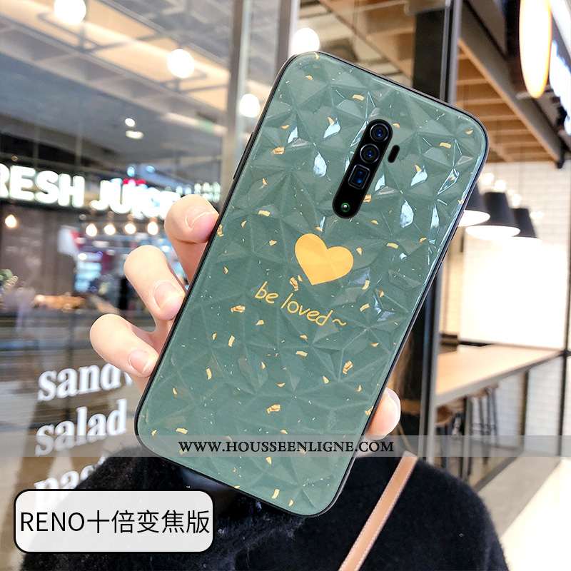Coque Oppo Reno 10x Zoom Modèle Fleurie Fluide Doux Étui Peinture Tout Compris Ornements Suspendus T