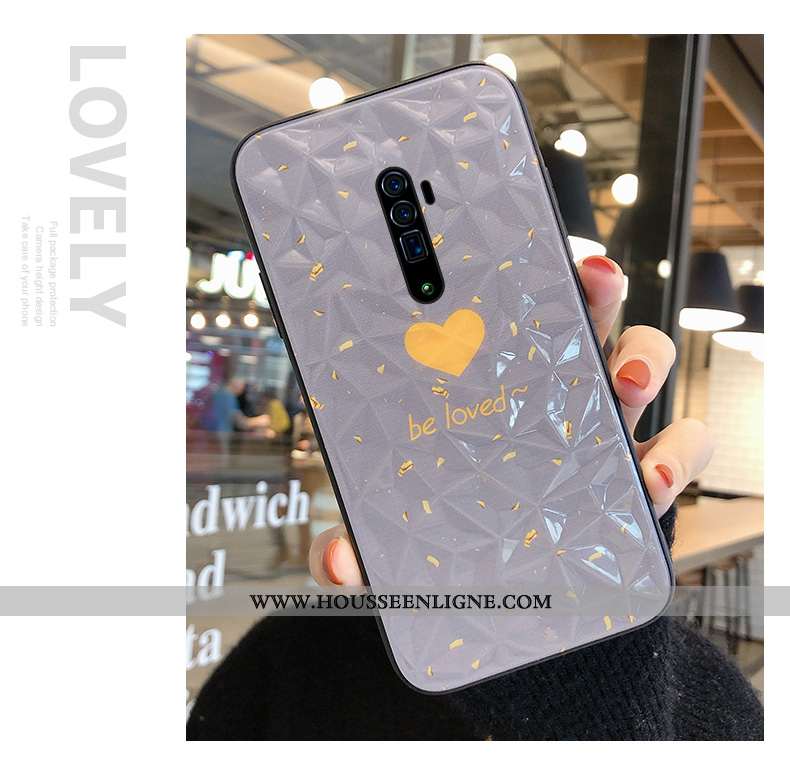 Coque Oppo Reno 10x Zoom Modèle Fleurie Fluide Doux Étui Peinture Tout Compris Ornements Suspendus T