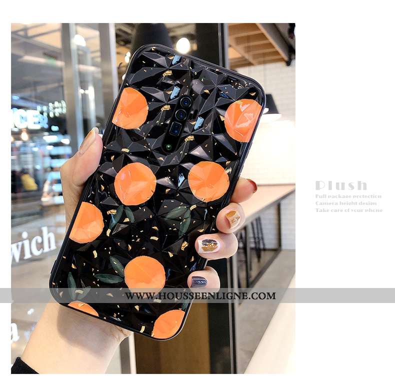 Coque Oppo Reno 10x Zoom Modèle Fleurie Fluide Doux Étui Peinture Tout Compris Ornements Suspendus T