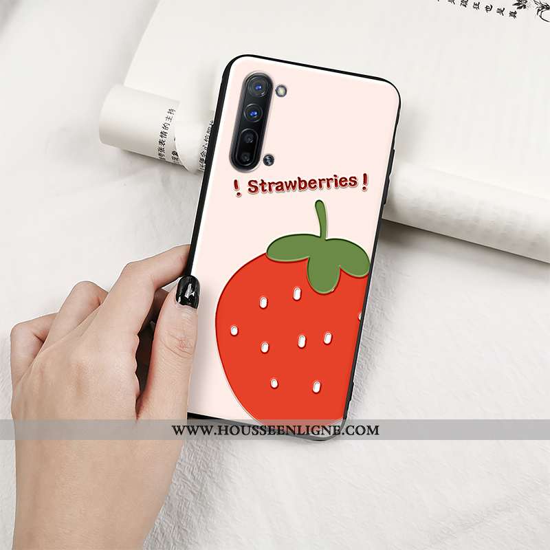 Coque Oppo Reno 3 Gaufrage Charmant Silicone Téléphone Portable Incassable Étui Jaune
