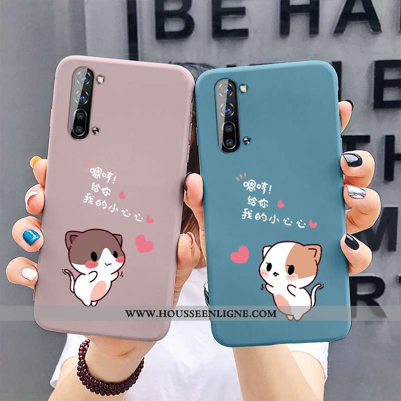 Coque Oppo Reno 3 Personnalité Créatif Protection Petit Dessin Animé Délavé En Daim Téléphone Portab