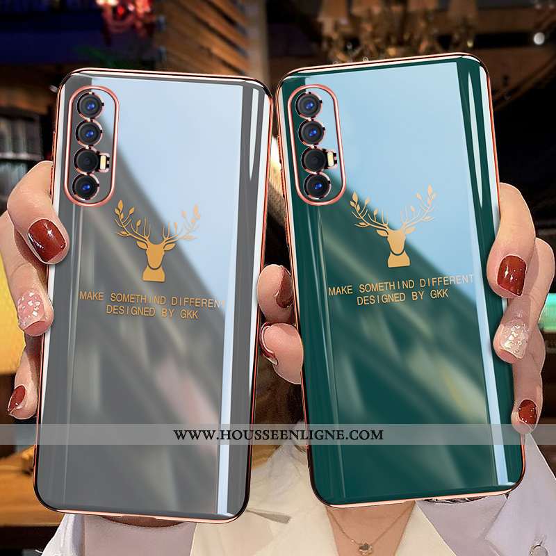 Coque Oppo Reno 3 Pro Personnalité Créatif Nouveau Incassable Mode Légère Gris