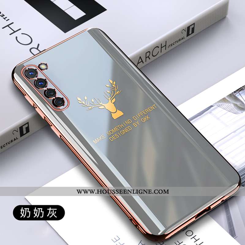 Coque Oppo Reno 3 Pro Personnalité Créatif Nouveau Incassable Mode Légère Gris