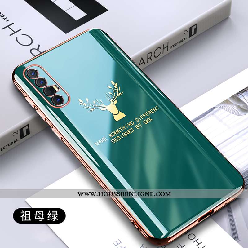 Coque Oppo Reno 3 Pro Personnalité Créatif Nouveau Incassable Mode Légère Gris