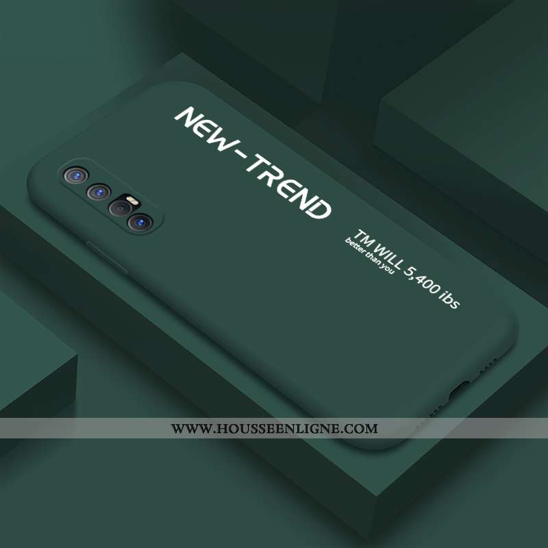 Coque Oppo Reno 3 Pro Personnalité Créatif Tendance Légère Ultra Amoureux Simple Jaune