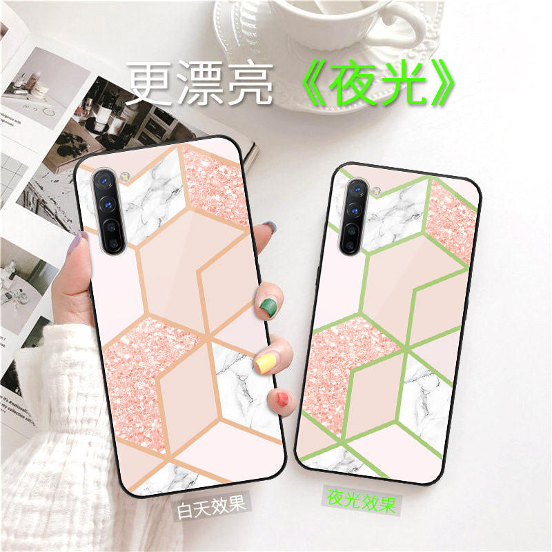 Coque Oppo Reno 3 Pro Personnalité Créatif Tendance Téléphone Portable Rose Étui