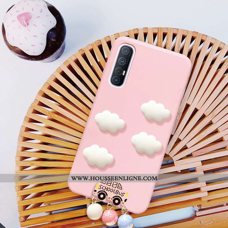 Coque Oppo Reno 3 Pro Silicone Protection Tendance Étui Noir Téléphone Portable