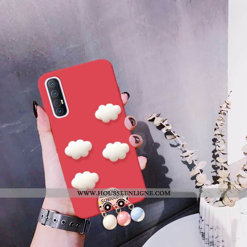 Coque Oppo Reno 3 Pro Silicone Protection Tendance Étui Noir Téléphone Portable
