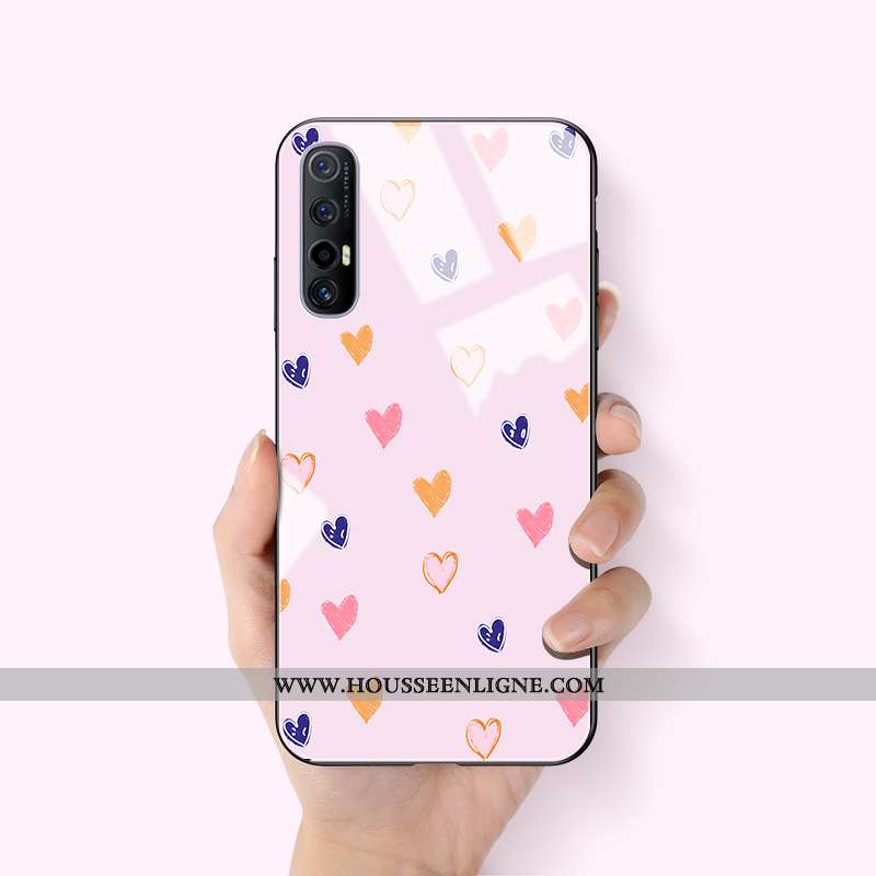Coque Oppo Reno 3 Pro Ultra Tendance Tout Compris Légère Protection Créatif Personnalité Verte