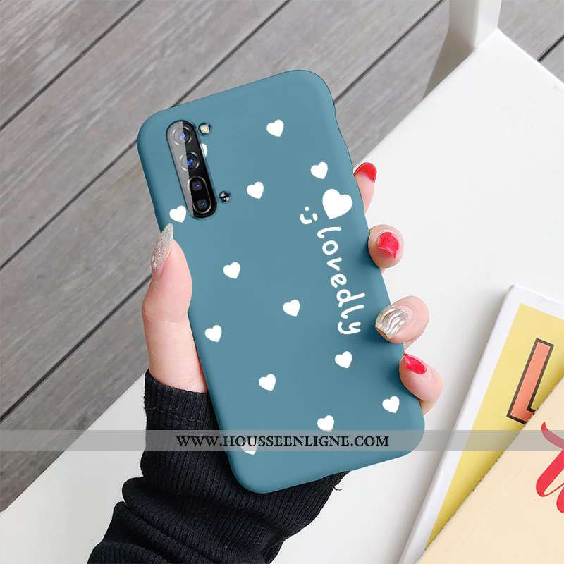 Coque Oppo Reno 3 Silicone Protection Amour Bleu Téléphone Portable Tout Compris Incassable