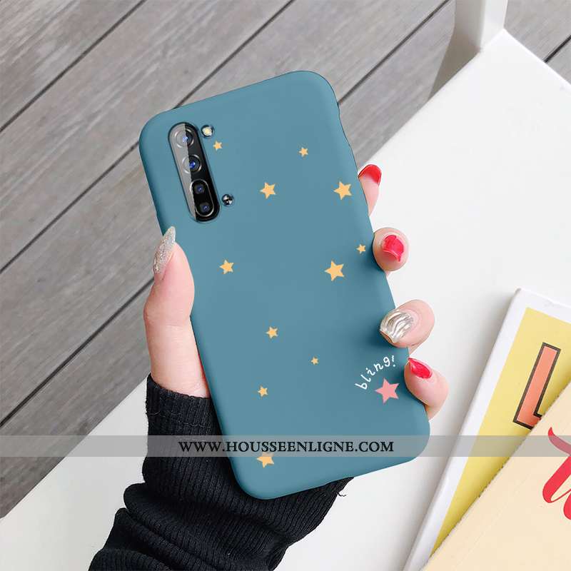 Coque Oppo Reno 3 Silicone Protection Amour Bleu Téléphone Portable Tout Compris Incassable