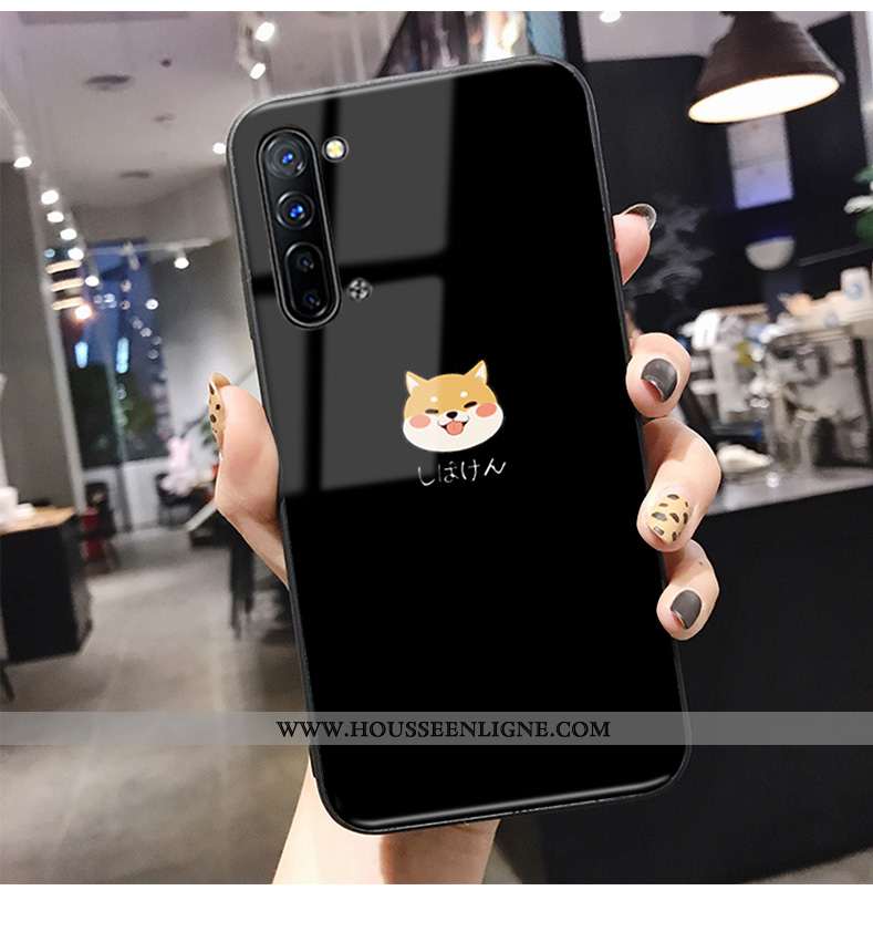 Coque Oppo Reno 3 Silicone Tendance Téléphone Portable Nouveau Amoureux Net Rouge Blanche