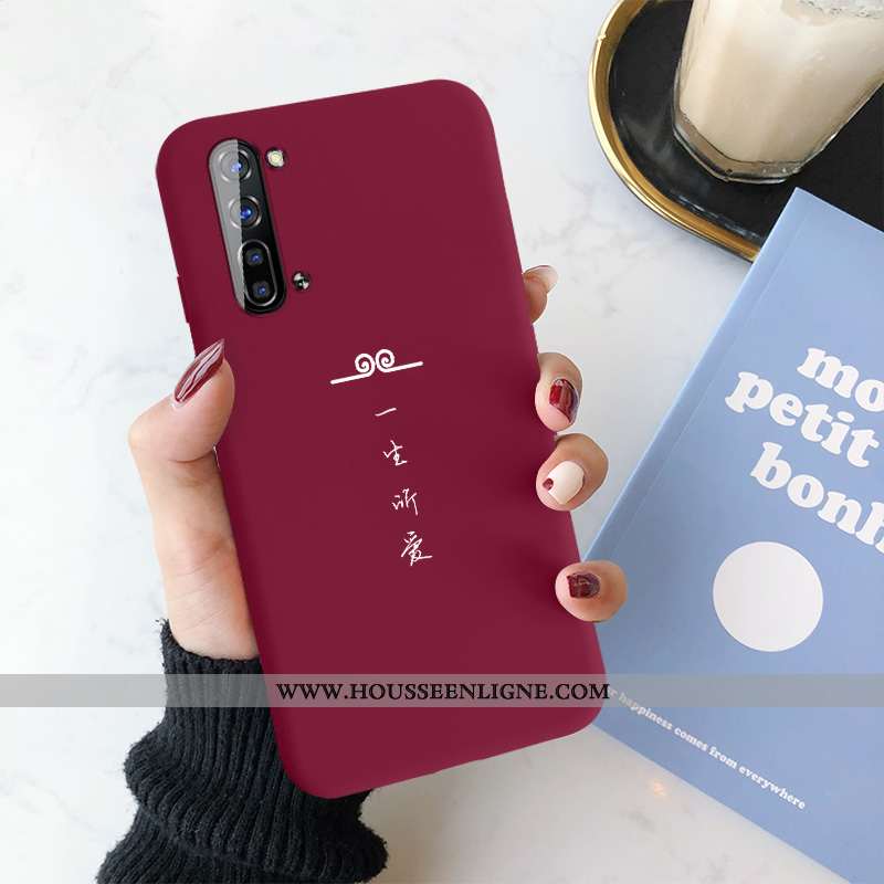 Coque Oppo Reno 3 Tendance Silicone Protection Amoureux Personnalité Incassable Bleu