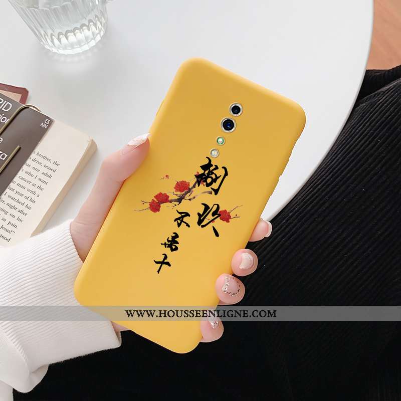 Coque Oppo Reno Z Tendance Silicone Créatif Personnalité Téléphone Portable Vert Style Chinois Verte