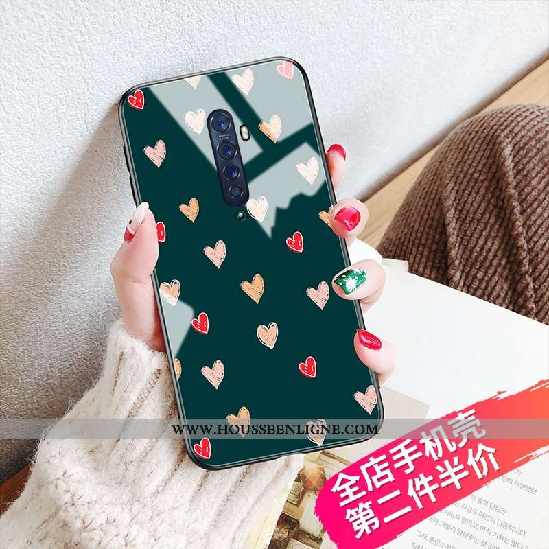 Coque Oppo Reno2 Créatif Ultra Légère Fluide Doux Tendance Difficile Personnalité Rose