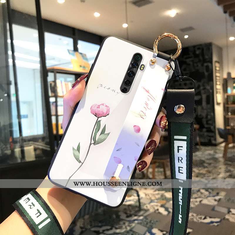 Coque Oppo Reno2 Ornements Suspendus Protection Téléphone Portable Vert Incassable Étui Verte