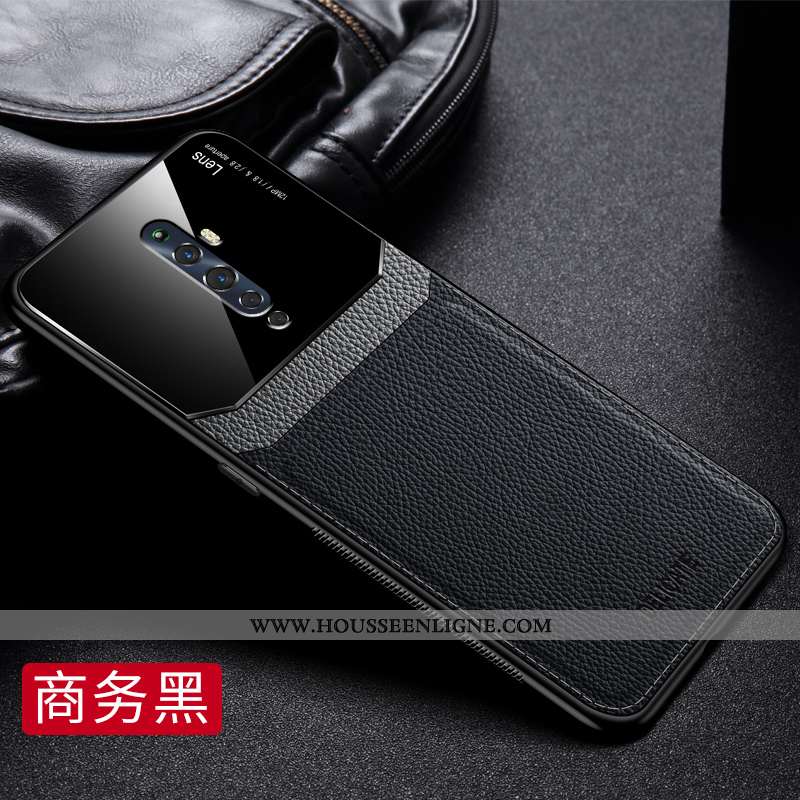 Coque Oppo Reno2 Z Silicone Mode Légère Ultra Bleu Marin Étui Fluide Doux Bleu Foncé