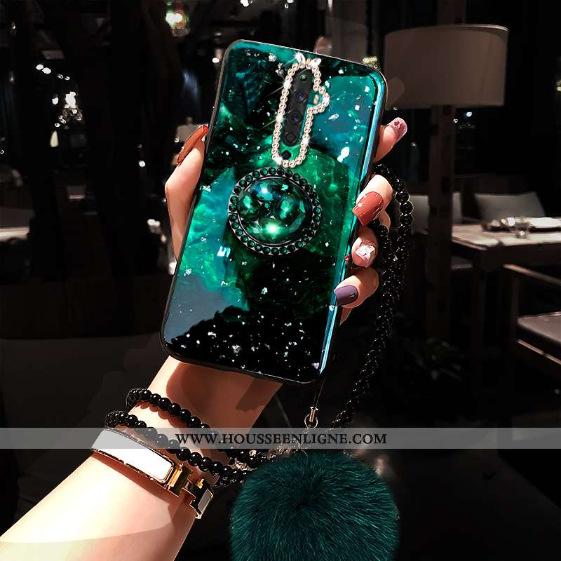 Coque Oppo Reno2 Z Tendance Fluide Doux Rouge Nouveau Incassable Net Rouge
