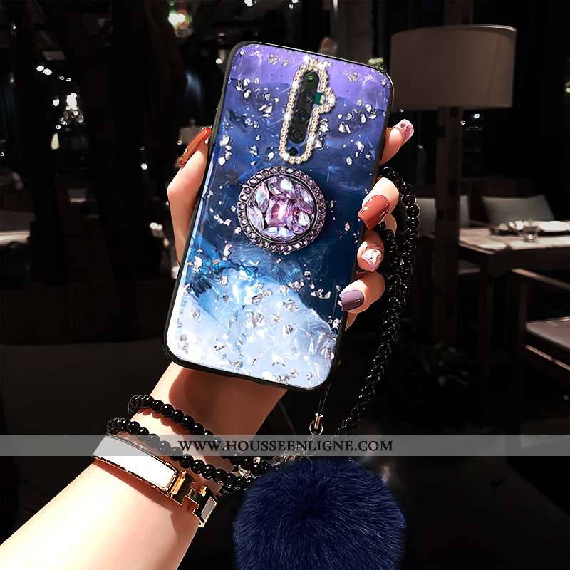 Coque Oppo Reno2 Z Tendance Fluide Doux Rouge Nouveau Incassable Net Rouge