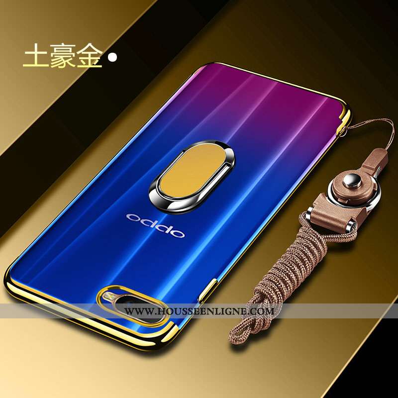 Coque Oppo Rx17 Neo Mode Protection Fluide Doux À Bord Incassable Tout Compris Bleu