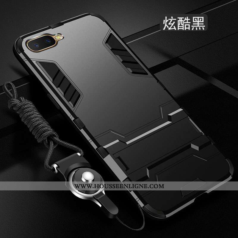 Coque Oppo Rx17 Neo Protection Créatif Anneau Téléphone Portable Nouveau Étui Incassable Doré