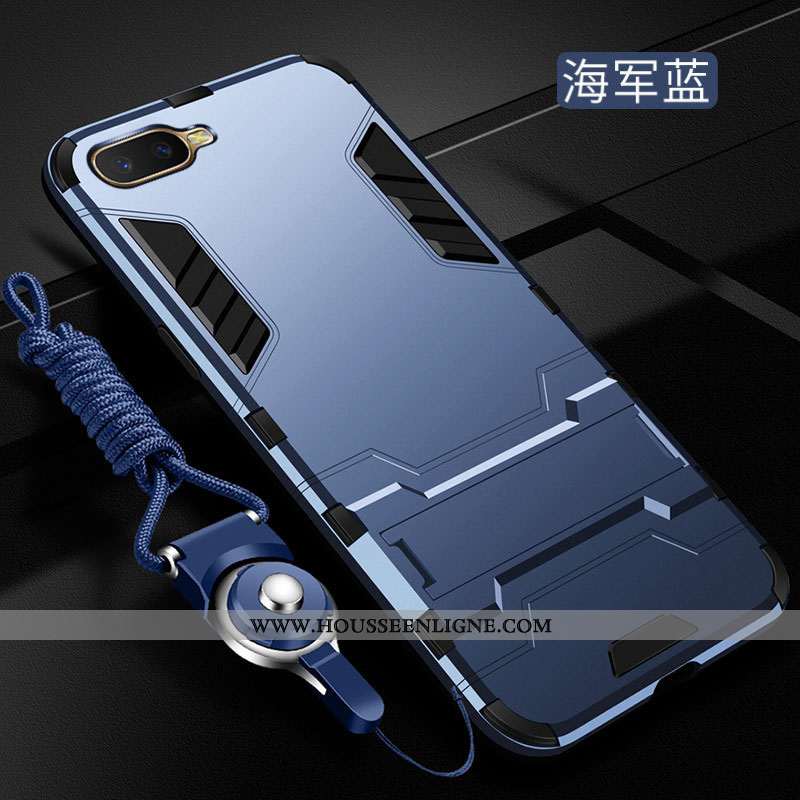 Coque Oppo Rx17 Neo Protection Créatif Anneau Téléphone Portable Nouveau Étui Incassable Doré