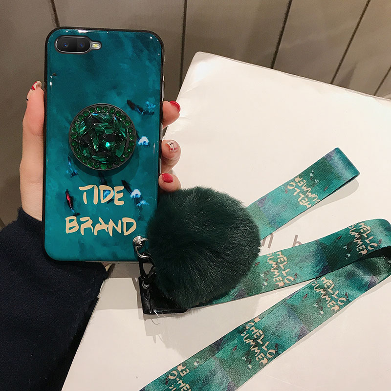 Coque Oppo Rx17 Neo Protection Créatif Vert Étui Tout Compris Nouveau Verte