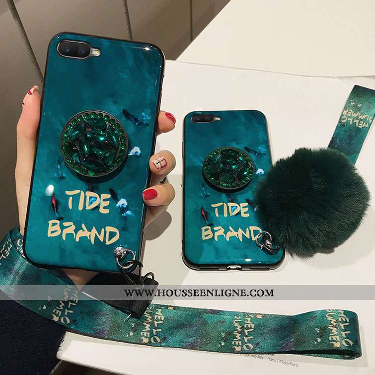 Coque Oppo Rx17 Neo Protection Créatif Vert Étui Tout Compris Nouveau Verte