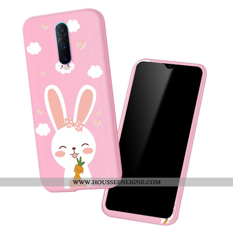 Coque Oppo Rx17 Pro Fluide Doux Silicone Vert Mode Dessin Animé Protection Verte