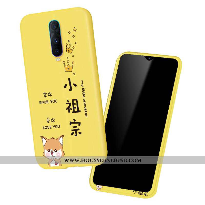 Coque Oppo Rx17 Pro Fluide Doux Silicone Vert Mode Dessin Animé Protection Verte