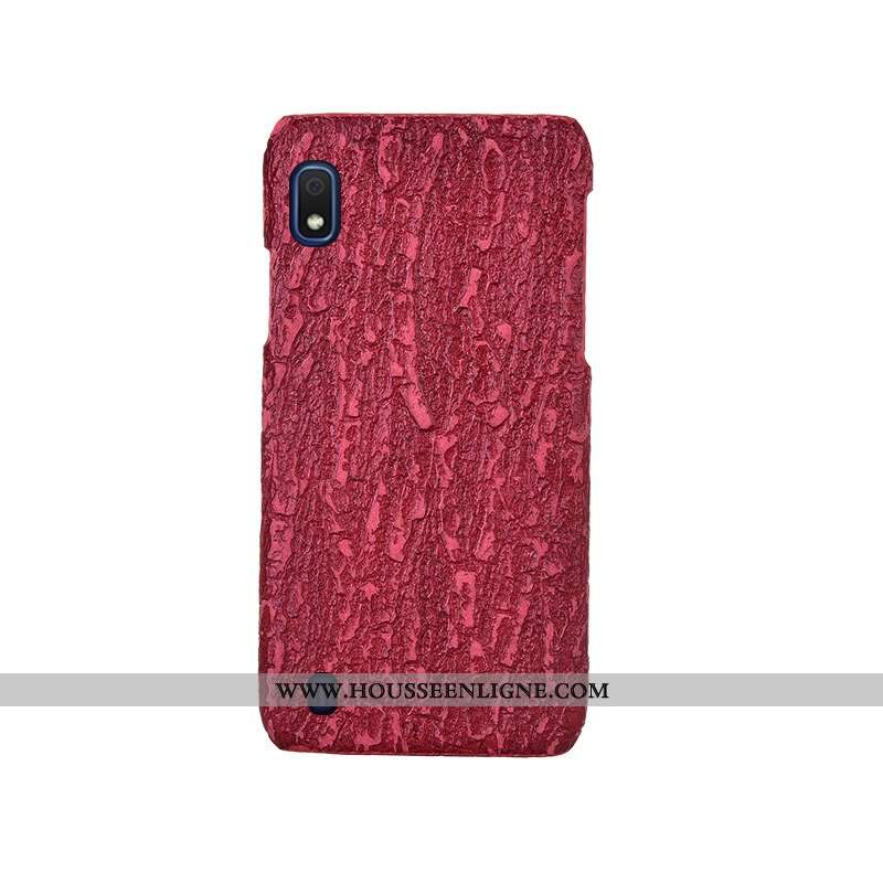 Coque Samsung Galaxy A10 Mode Protection Nouveau Personnalité Personnalisé Cuir Arbres Bleu