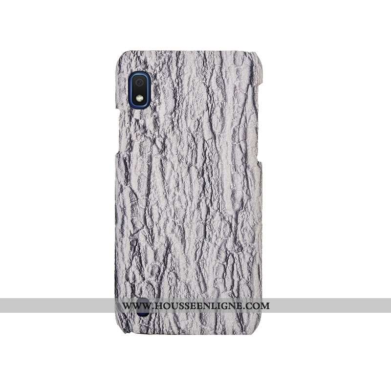 Coque Samsung Galaxy A10 Mode Protection Nouveau Personnalité Personnalisé Cuir Arbres Bleu