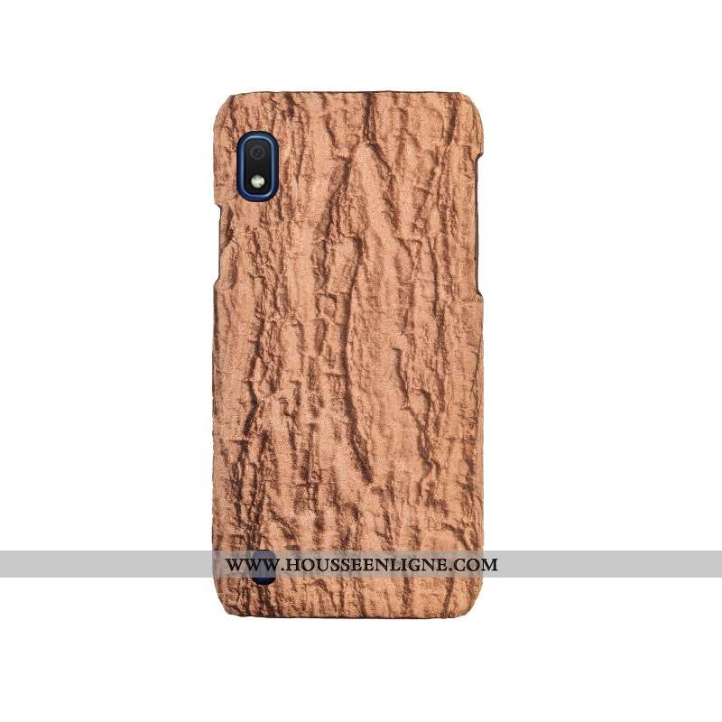 Coque Samsung Galaxy A10 Mode Protection Nouveau Personnalité Personnalisé Cuir Arbres Bleu