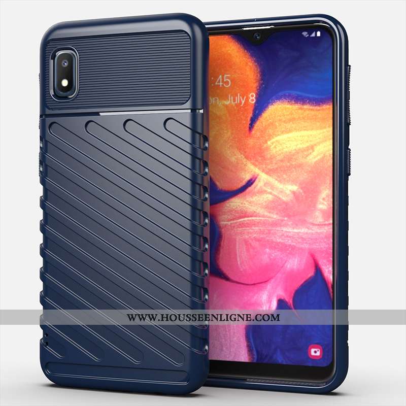 Coque Samsung Galaxy A10 Protection Fluide Doux Tout Compris Incassable Étui Silicone Noir