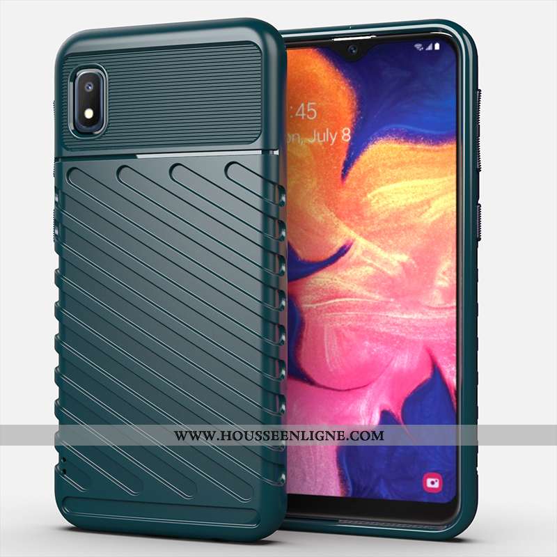 Coque Samsung Galaxy A10 Protection Fluide Doux Tout Compris Incassable Étui Silicone Noir