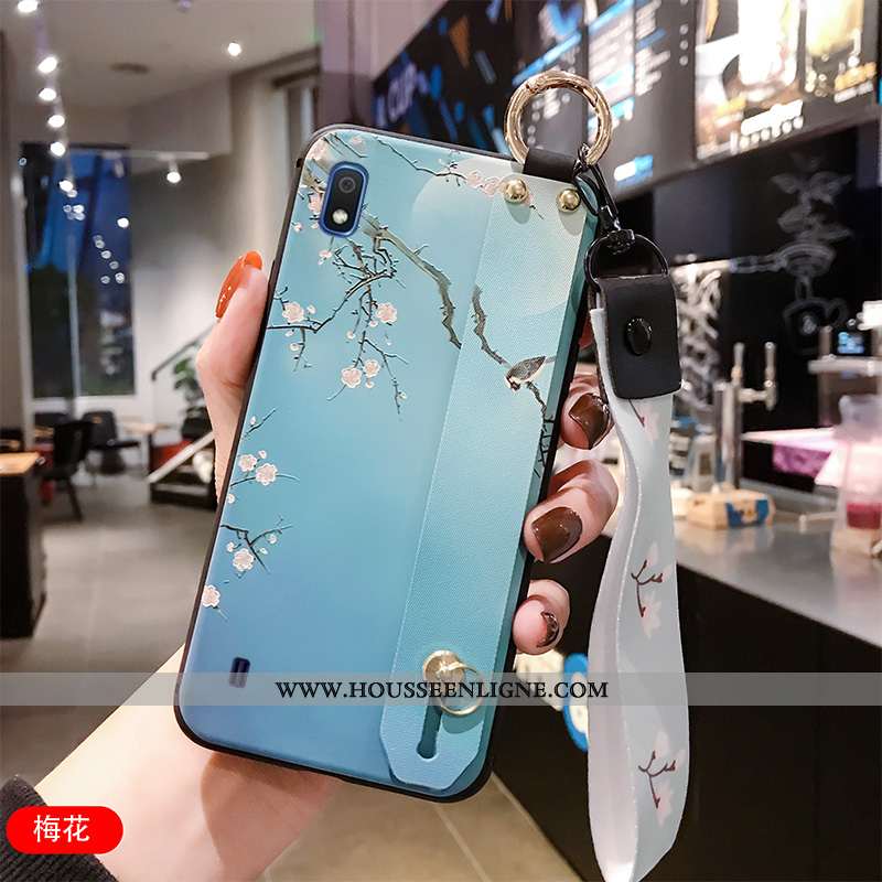 Coque Samsung Galaxy A10 Silicone Protection Ornements Suspendus Étui Incassable Tout Compris Téléph