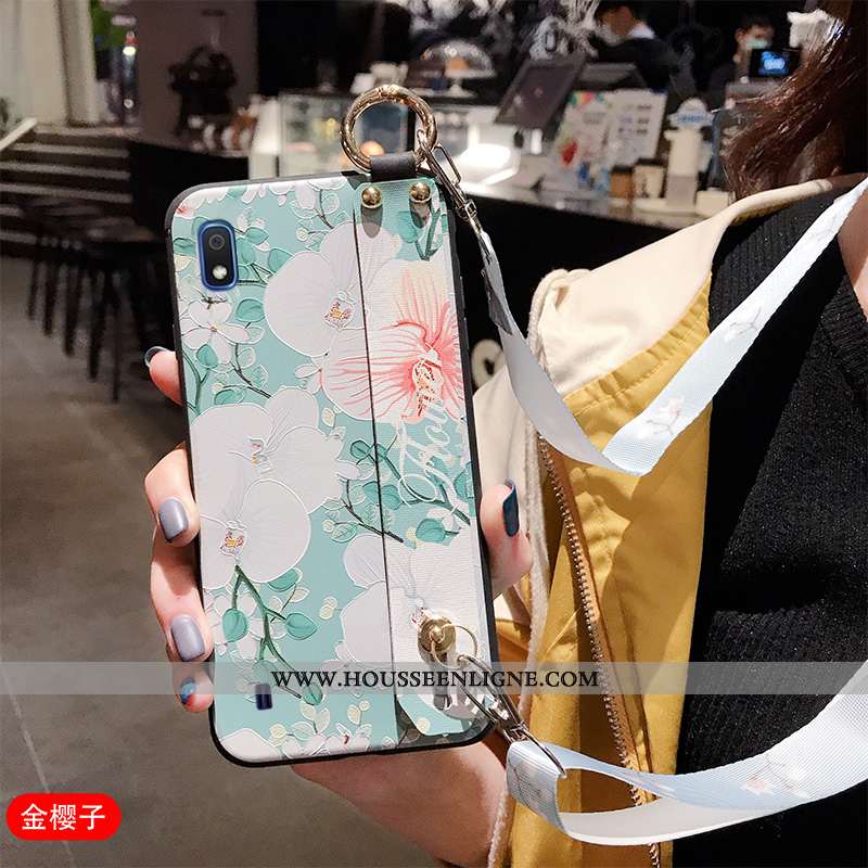 Coque Samsung Galaxy A10 Silicone Protection Ornements Suspendus Étui Incassable Tout Compris Téléph