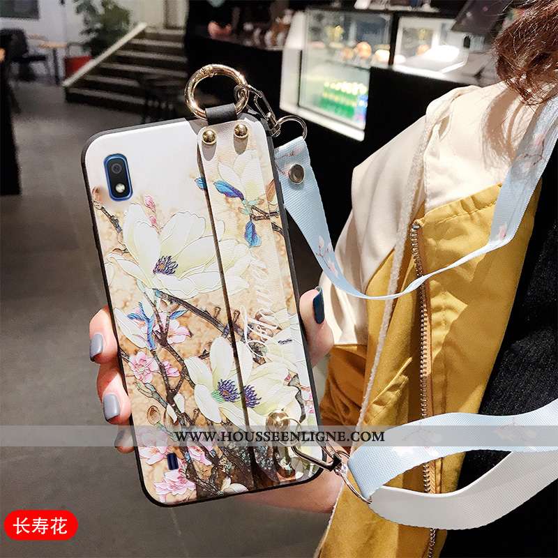 Coque Samsung Galaxy A10 Silicone Protection Ornements Suspendus Étui Incassable Tout Compris Téléph