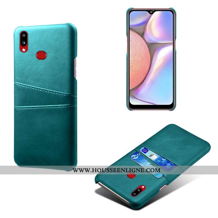 Coque Samsung Galaxy A10s Modèle Fleurie Personnalité Bovins Étui Incassable Téléphone Portable Vert
