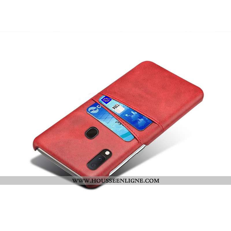 Coque Samsung Galaxy A20e Cuir Modèle Fleurie Vert Étoile Protection Carte Verte