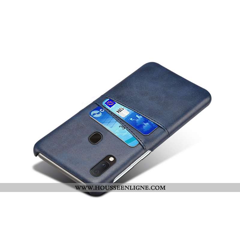 Coque Samsung Galaxy A20e Cuir Modèle Fleurie Vert Étoile Protection Carte Verte