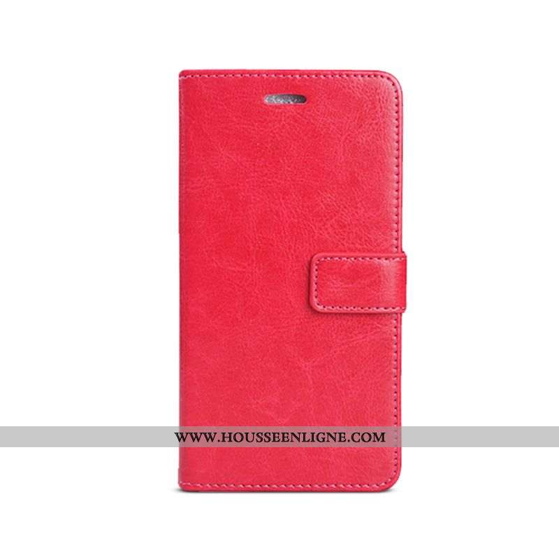 Coque Samsung Galaxy A20e Portefeuille Cuir Étui Étoile Téléphone Portable Business Incassable Rouge