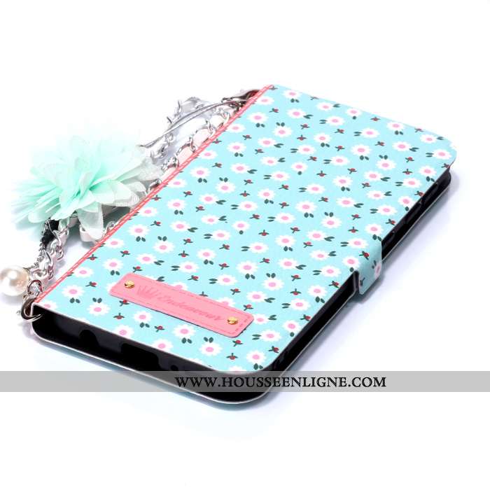Coque Samsung Galaxy A20e Protection Cuir Étoile Téléphone Portable Étui Tout Compris Housse Bleu