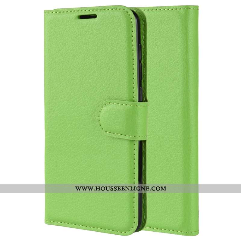 Coque Samsung Galaxy A20e Protection Cuir Étui Étoile Modèle Fleurie Téléphone Portable Noir