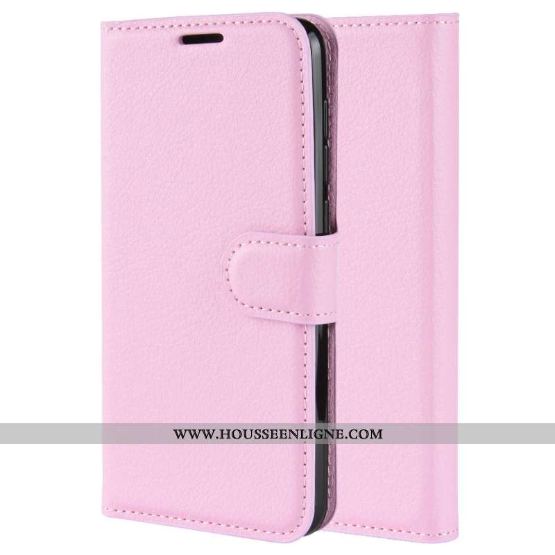 Coque Samsung Galaxy A20e Protection Cuir Étui Étoile Modèle Fleurie Téléphone Portable Noir