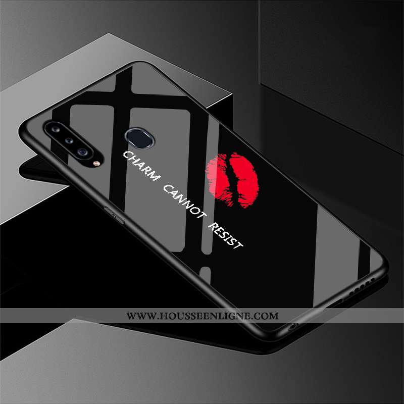Coque Samsung Galaxy A20s Dessin Animé Charmant Étui Simple Tout Compris Frais Blanche