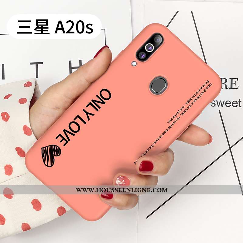 Coque Samsung Galaxy A20s Protection Délavé En Daim Vent Tendance Ultra Incassable Clair Bleu