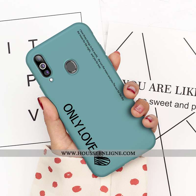 Coque Samsung Galaxy A20s Protection Délavé En Daim Vent Tendance Ultra Incassable Clair Bleu