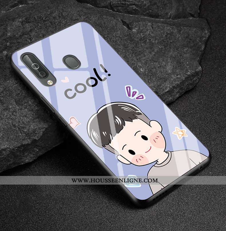 Coque Samsung Galaxy A20s Protection Verre Silicone Tout Compris Fluide Doux Rose