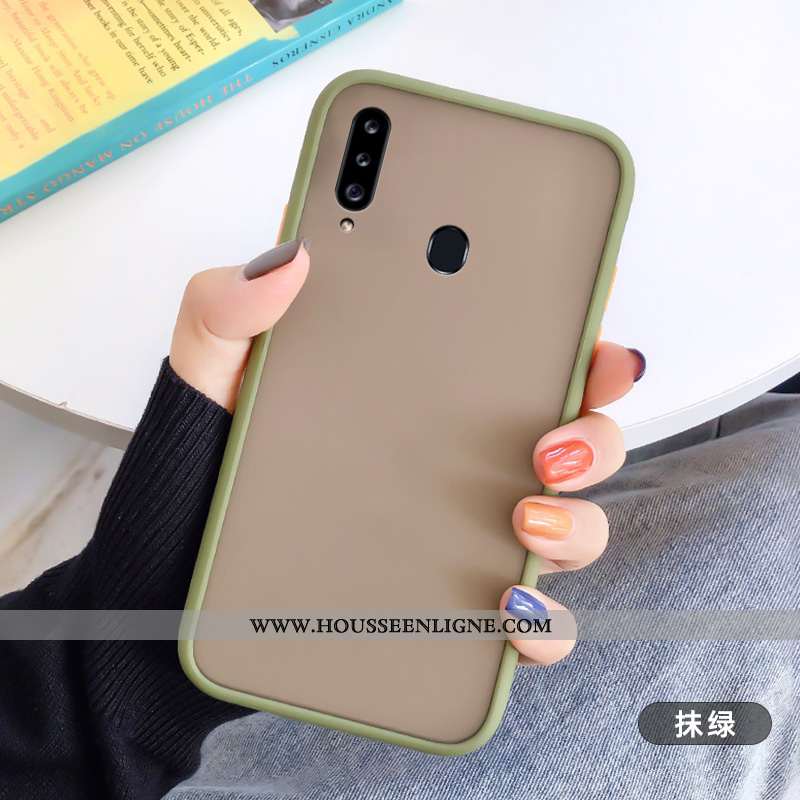 Coque Samsung Galaxy A20s Silicone Délavé En Daim Fluide Doux Tout Compris Étoile Personnalité Télép